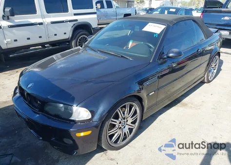 2005 BMW M3 from USA, damaged, VIN WBSBR93475PK10068